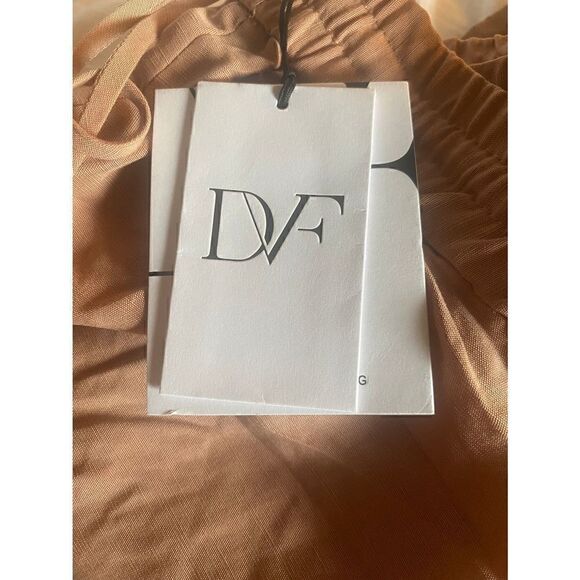 Diane Von Fursetenberg Kamaris Peach Buff pants - Picture 5 of 6